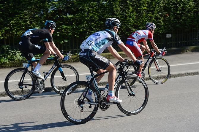 Alexandr Kolobnev, Bert Grabsch and Matthew Hayman