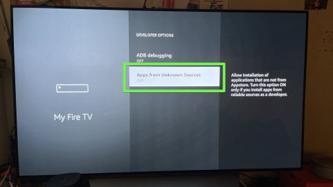 how to put an older version of kodi on my amazon fie tv