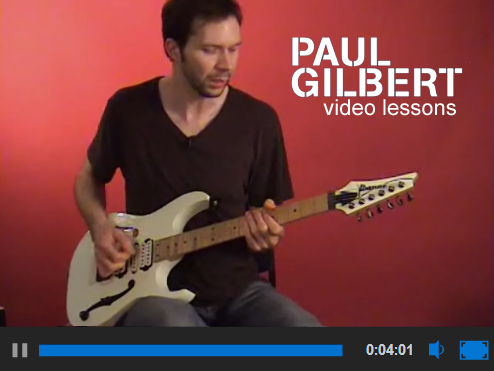 paul gilbert guitar solo you tube