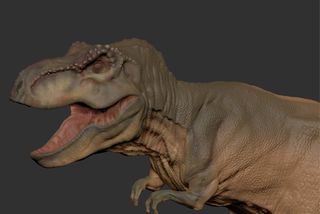 How to create a realistic 3D dinosaur