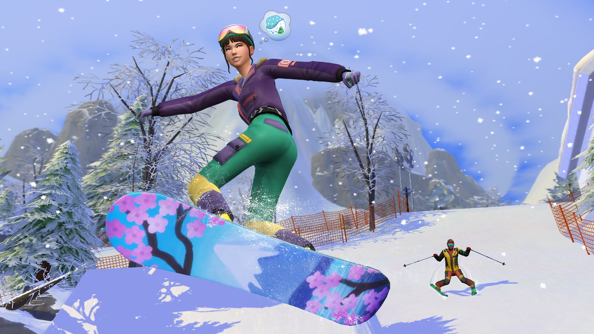 The Sims 4 Snowy Escape