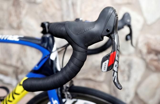 SRAM Red 22 levers give Kreuziger all the modulation he needs