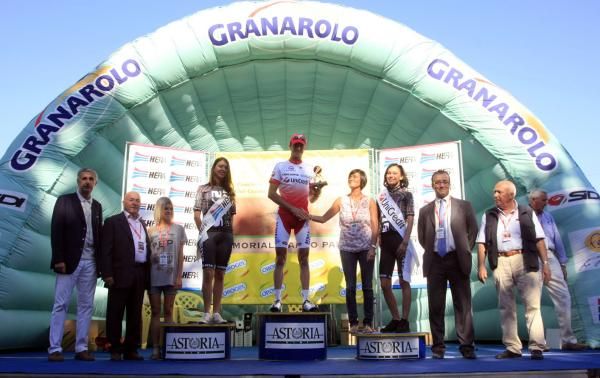 Fabio Taborre on the podium