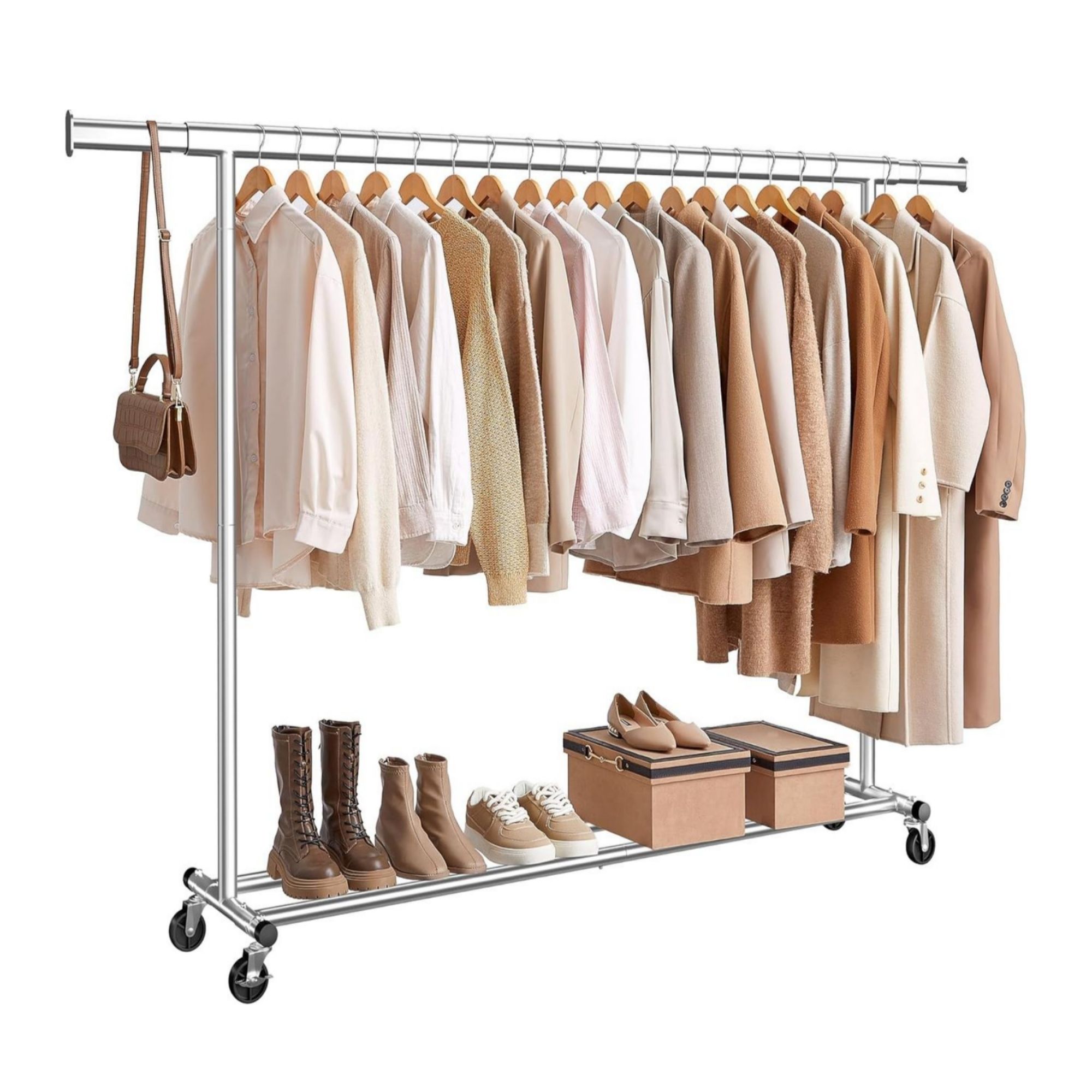 SONGMICS Clothes Rack on Wheels
