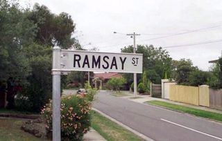 Ramsay St sign,Neighbours