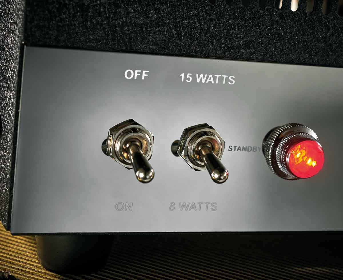 The Trailblazer is switchable between 8 and 15 watts.