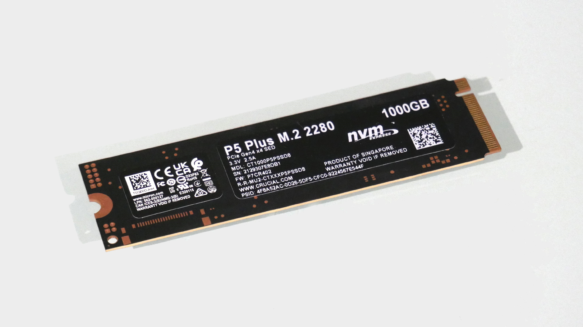 The high-speed Crucial P5 Plus 1TB SSD is below £100 at