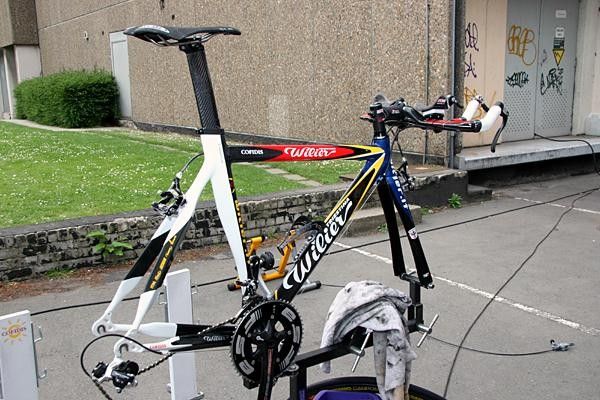 Rik Verbrugghe's hoping this bike