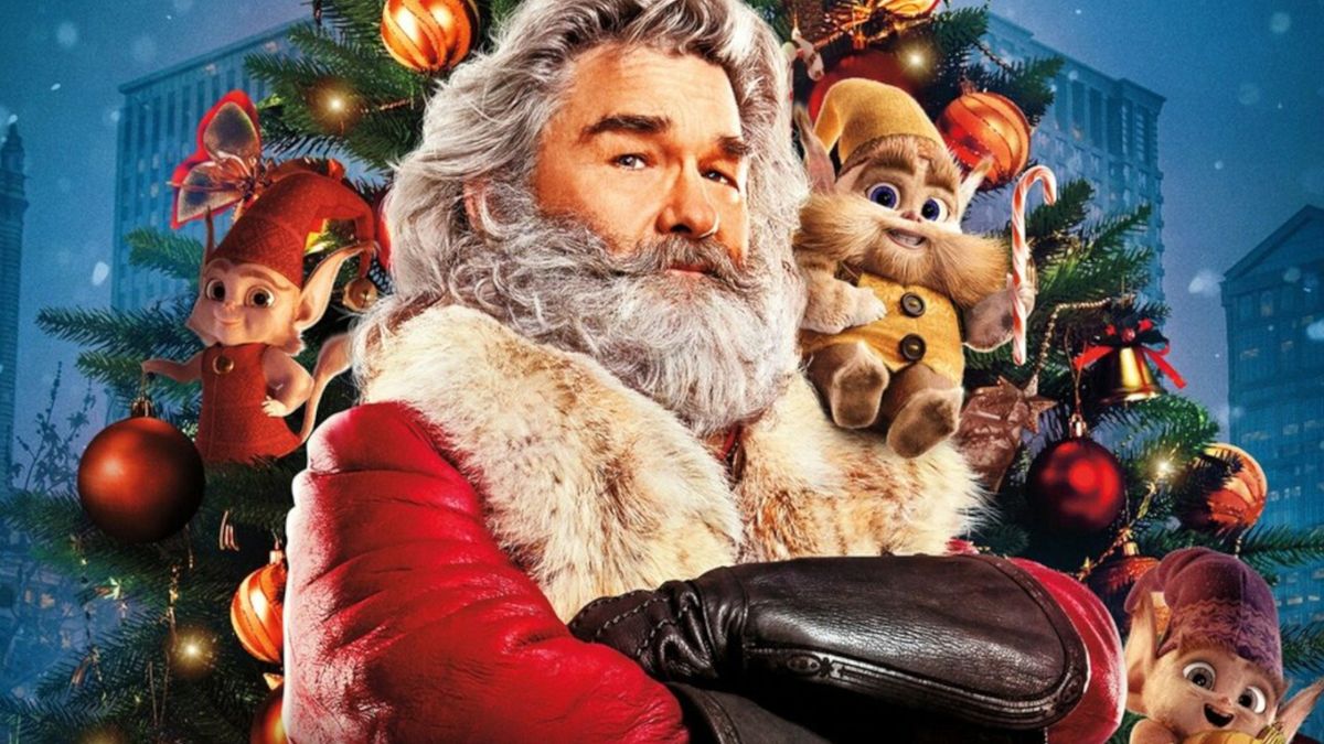 Best Netflix Christmas movies: Kurt Russell as Santa Claus on the poster for the movie The Christmas Chronicles.