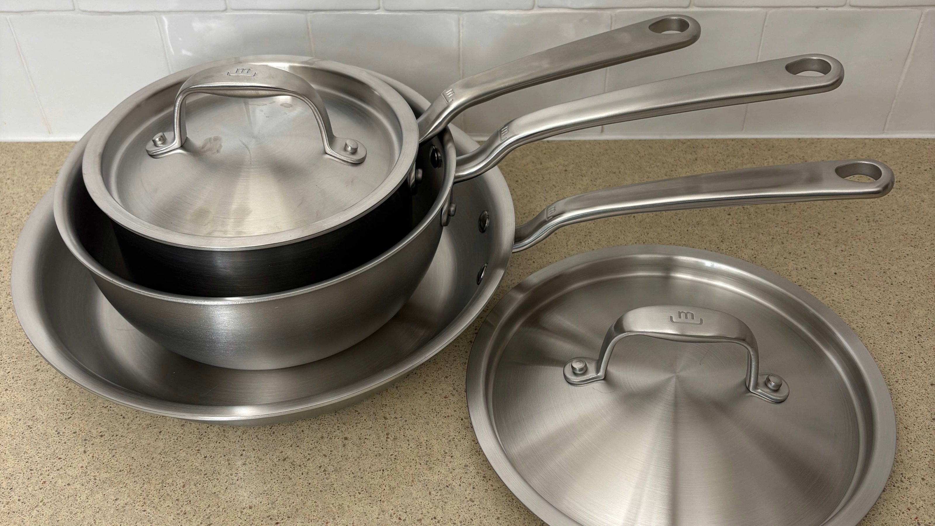 Testing the 'Made In' Stainless Steel Cookware Set at home 