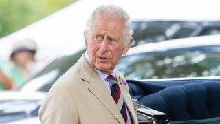 Prince Charles, Prince of Wales during a visit to The Sandringham Flower Show
