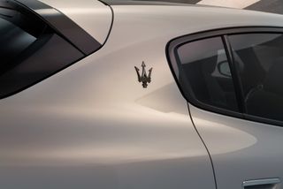 Maserati Grecale Modena detail of badge on bodywork