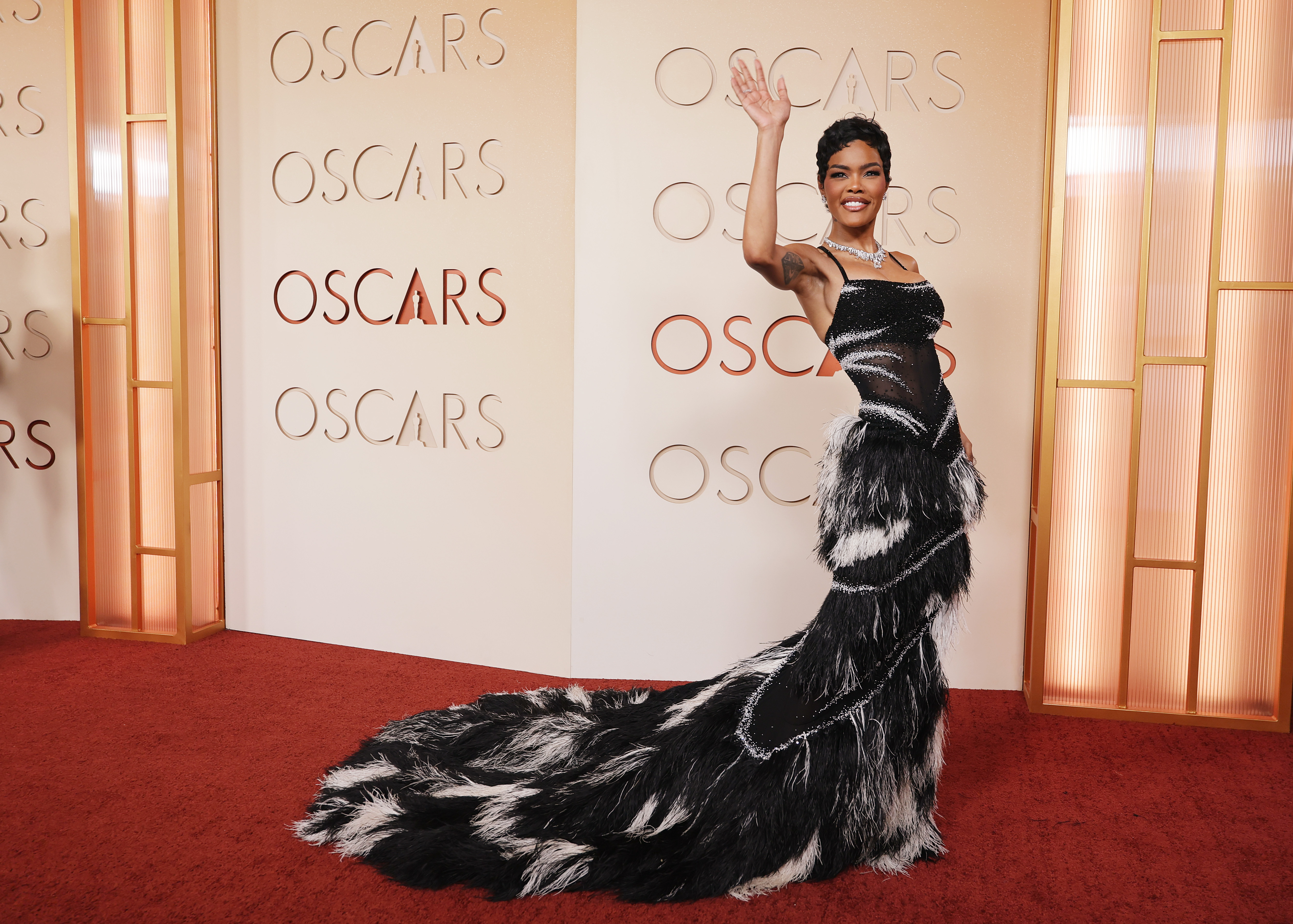 HOLLYWOOD, CALIFORNIA - MARCH 15: Teyana Taylor attends the 98th Oscars at Dolby Theatre on March 15, 2026 in Hollywood, California. (Photo by Mike Coppola/Getty Images)