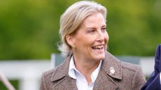 Sophie, Duchess of Edinburgh smiles as she attends day 1 of The Royal Windsor Horse Show 2026 