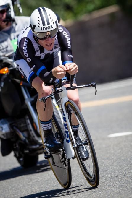 Lawson Craddock (Giant-Shimano) on the way to taking over the best young rider jersey