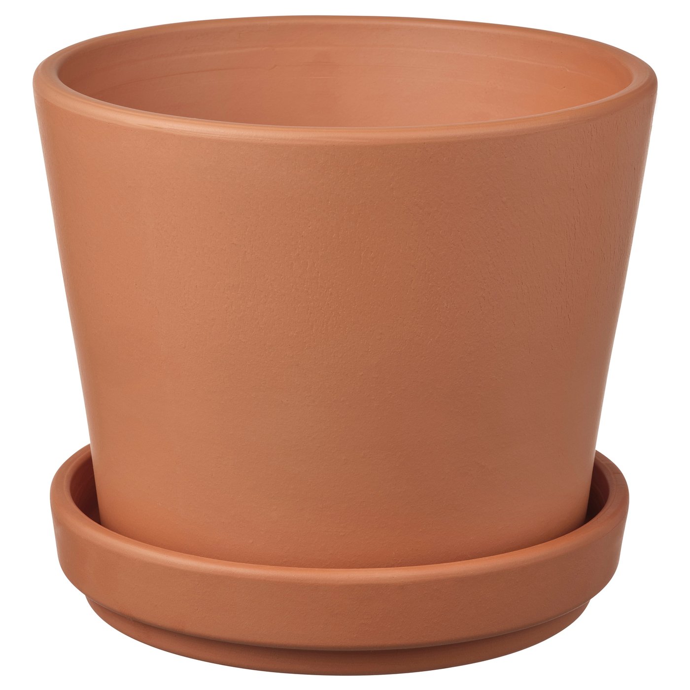 Brunb&amp;Auml;r Plant Pot With Saucer - Outdoor Terracotta 4 &amp;frac34; "