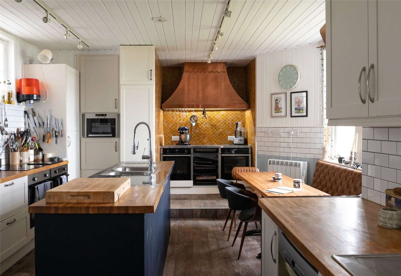 The kitchen at Glengorm