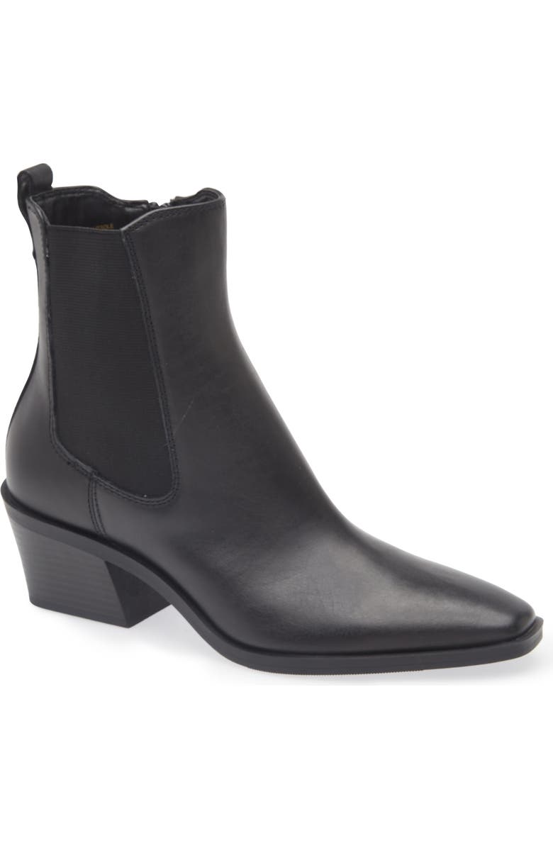 Black Chelsea boots