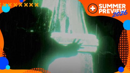 Persona 6 trailer screenshot showing a shadowy hand reaching towards a gravestone