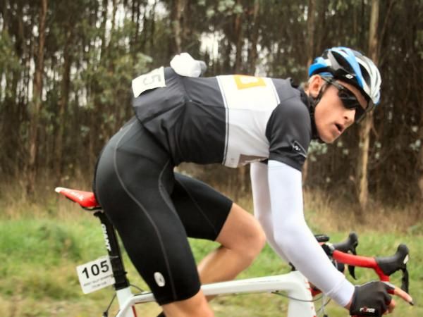 Bradley Robson during the men's race.