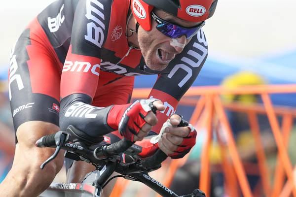 George Hincapie was a huge crowd favorite on the course in Bakersfield.