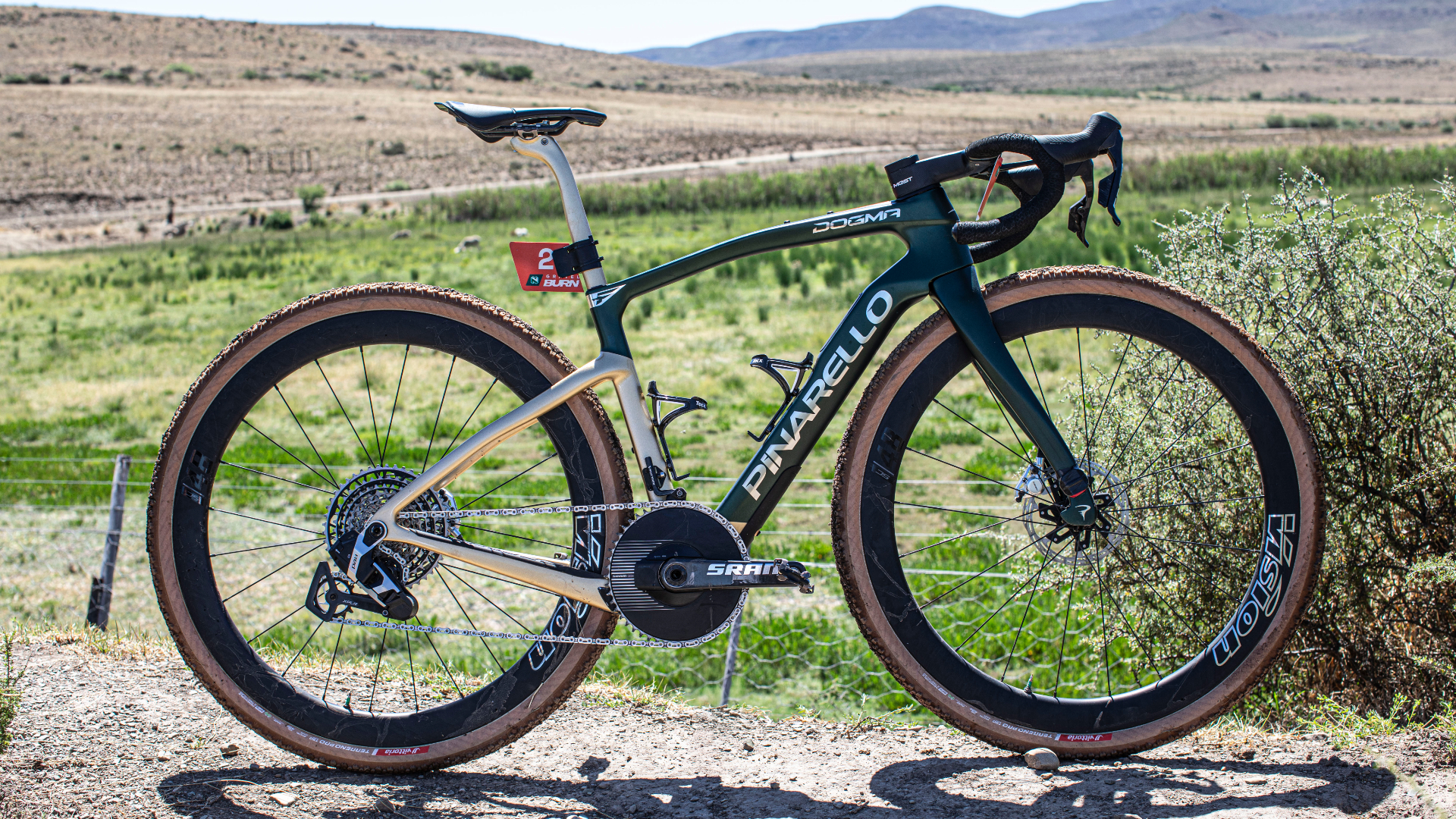 Tom Pidcock&#039;s Pinarello Dogma GR gravel bike