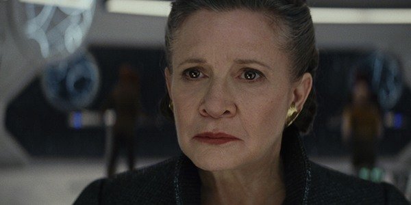 Carrie Fisher in The Last Jedi