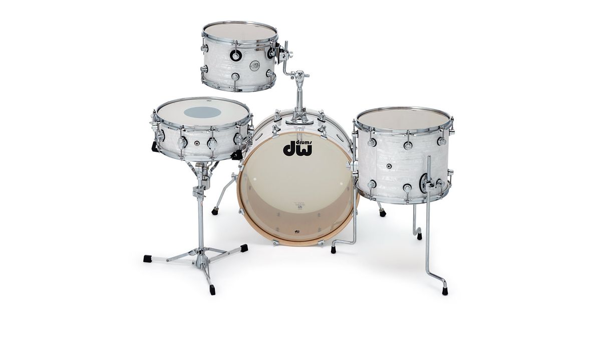 The 14"x11" floor tom is a power-depth rack tom reconfigured with legs