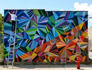 Geometric patterns: mural