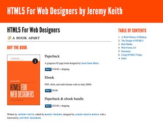 Jeremy Keith's HTML5 for Web Designers is a brilliant and entertaining user guide