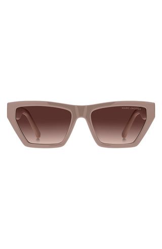 55mm Gradient Cat Eye Sunglasses