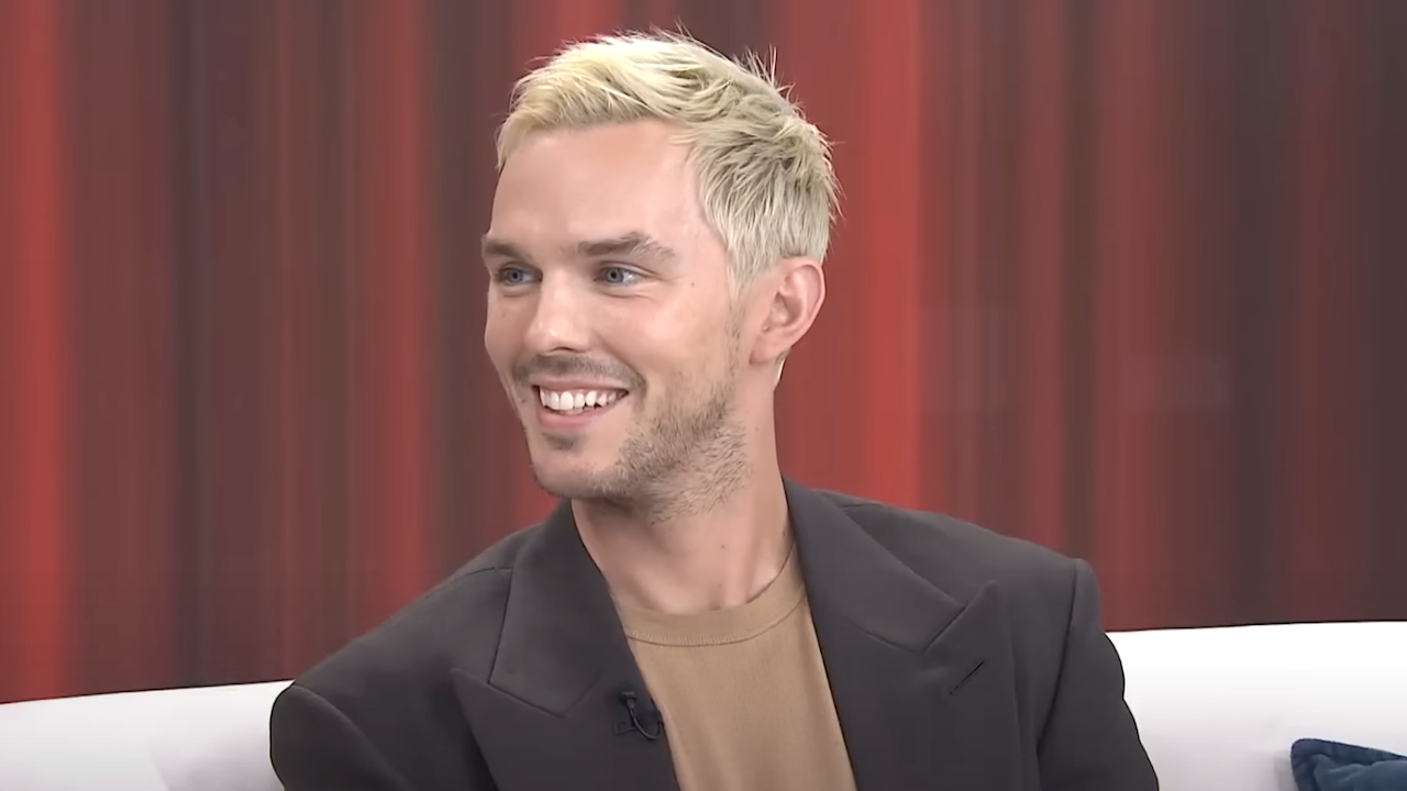 Nicholas Hoult being interviewed on Today while promoting Superman 