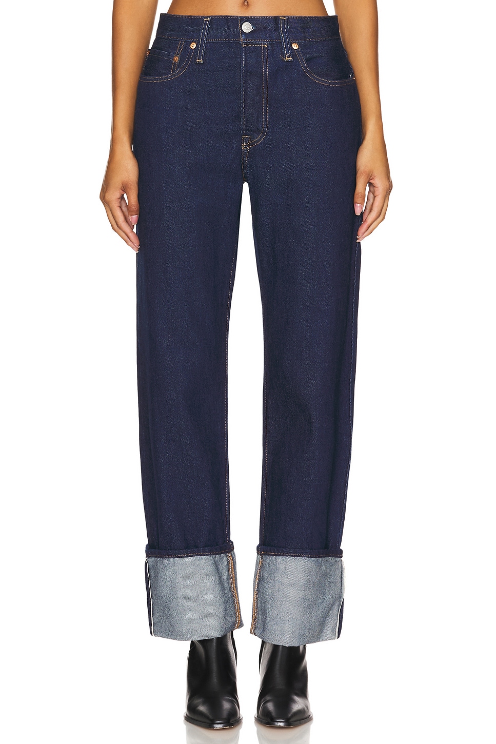 501 90s Cuff Straight Jeans