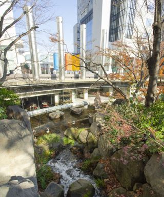 Pleasure gardens below the Umeda Sky Building in Osaka