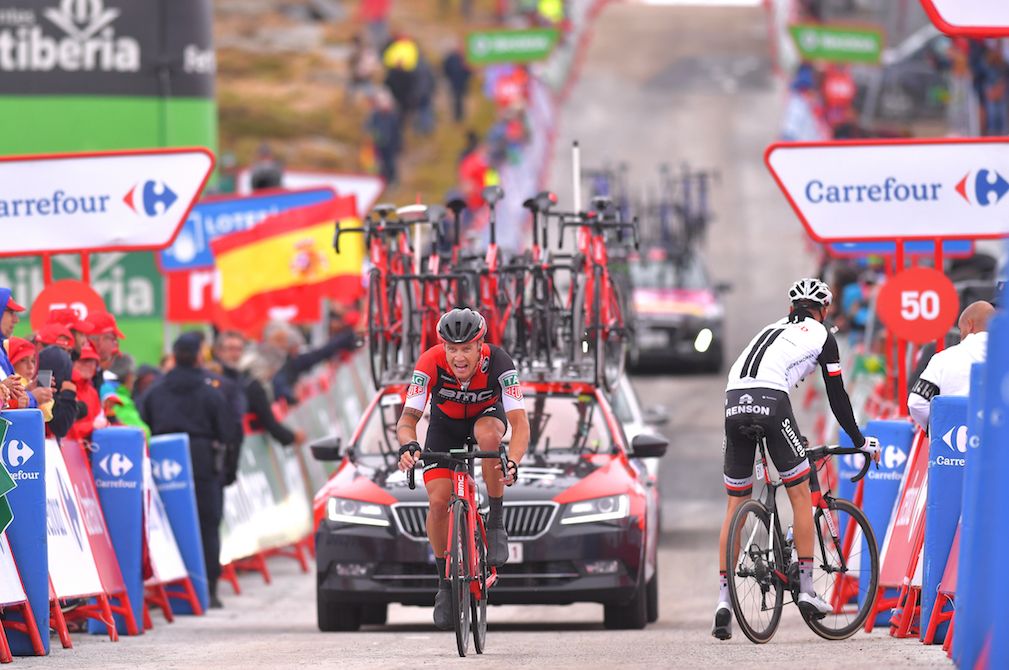 Nicolas Roche on stage 11 of the Vuelta a Espa&ntilde;a