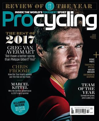 Greg Van Avermaet on the cover of Procycling