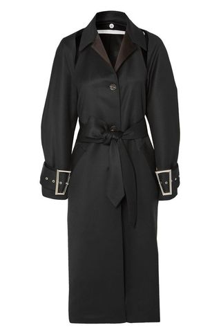 Convertible Wool and Silk-Blend Coat