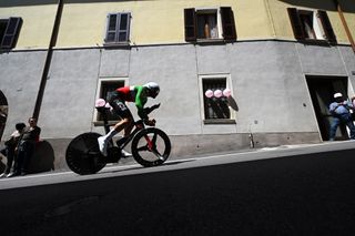 Filippo Ganna on stage 14 of the Giro d'Italia 2024