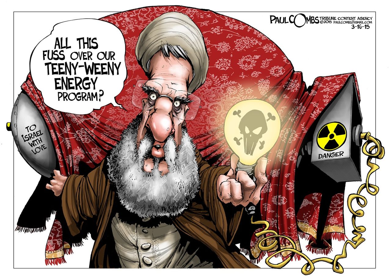 Political cartoon world Iran