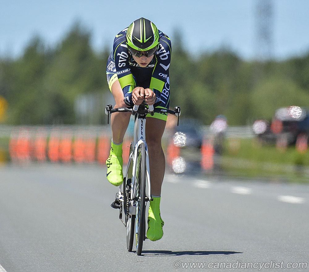 op U23 women Aliz&eacute;e Brien (Team TIBCO-SVB) finished fifth overall