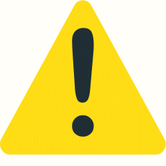 Warning GIF flashing