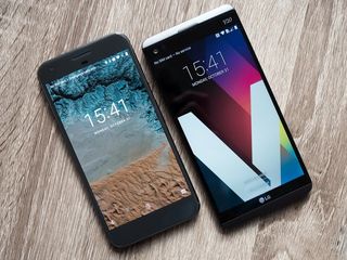 Google Pixel XL versus LG V20