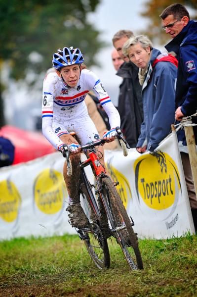 British 'cross champ Helen Wyman on the way to her first win in Belgium