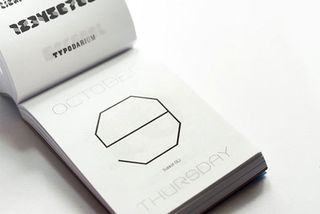 Typography calendar