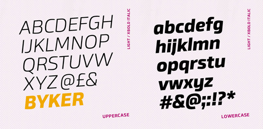 Byker font