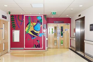 University College Hospital mural