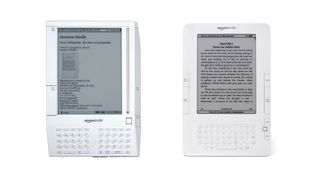 First and second Kindles
