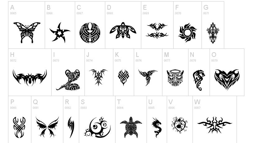 500+ Free Simple Tattoo Fonts Numbers HD Tattoo Images