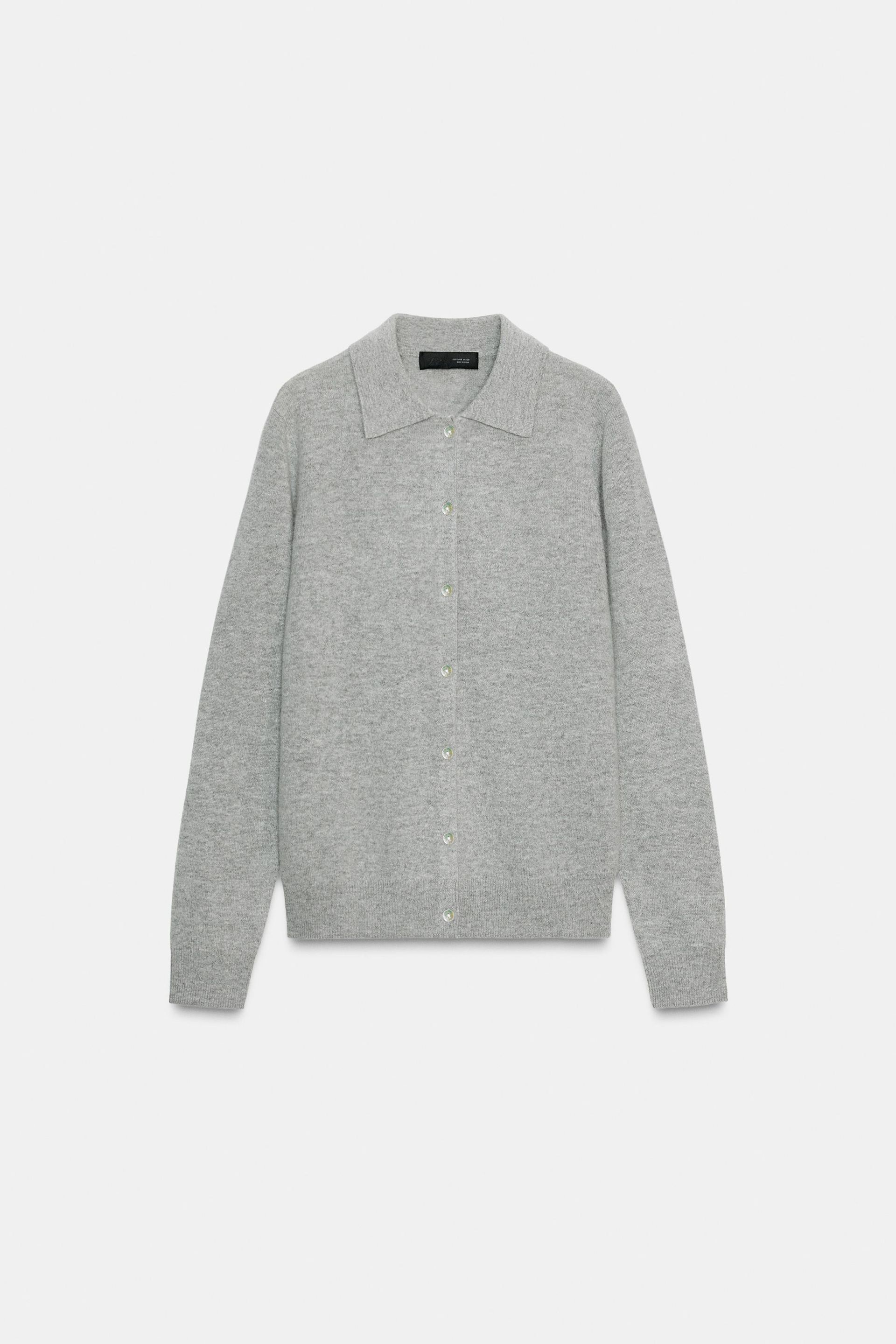 Wool and Cashmere Polo Jacket