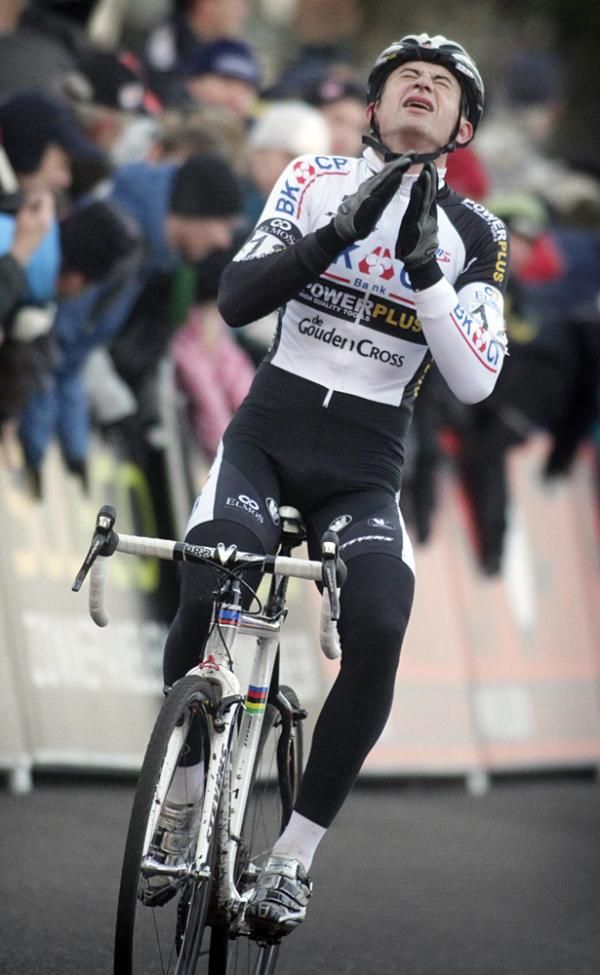 Radomir Simunek (BKCP-Powerplus) was thrilled to nab a podium spot in Gieten.